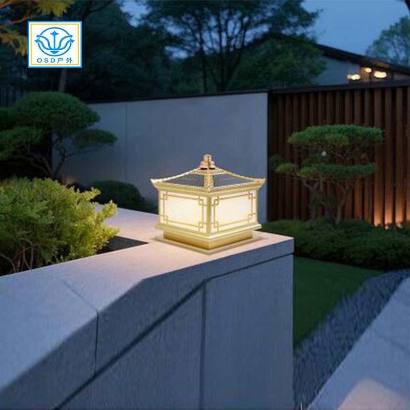 市电/太阳能围墙-柱头灯