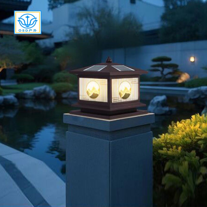 市电/太阳能围墙-柱头灯