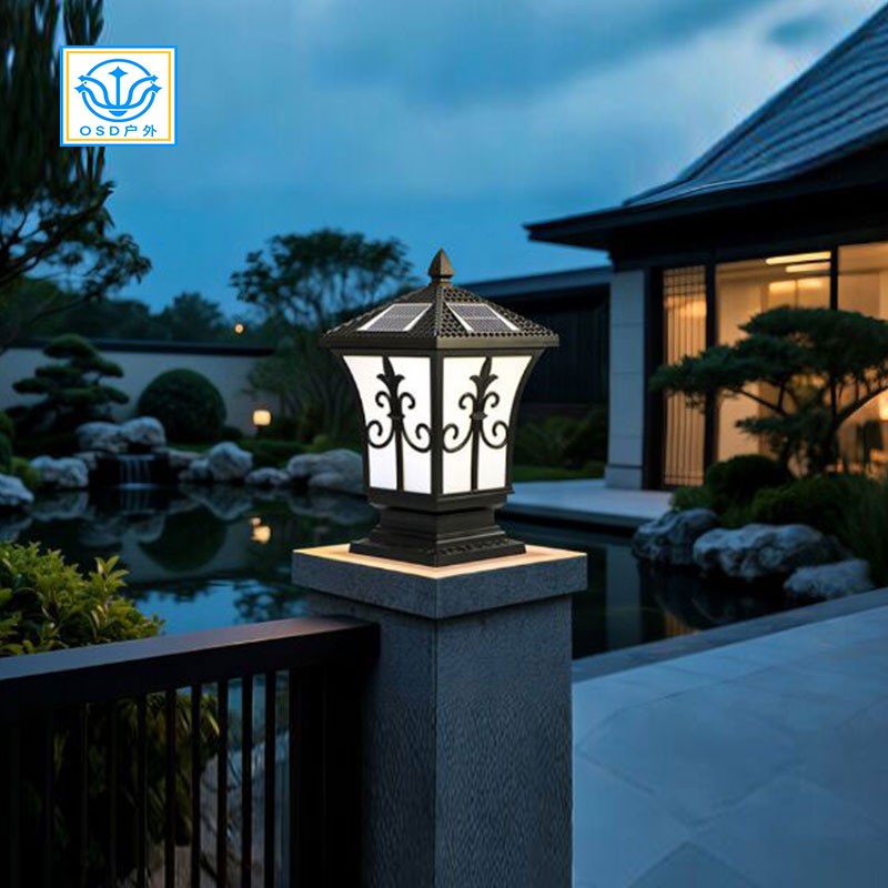 市电/太阳能围墙-柱头灯