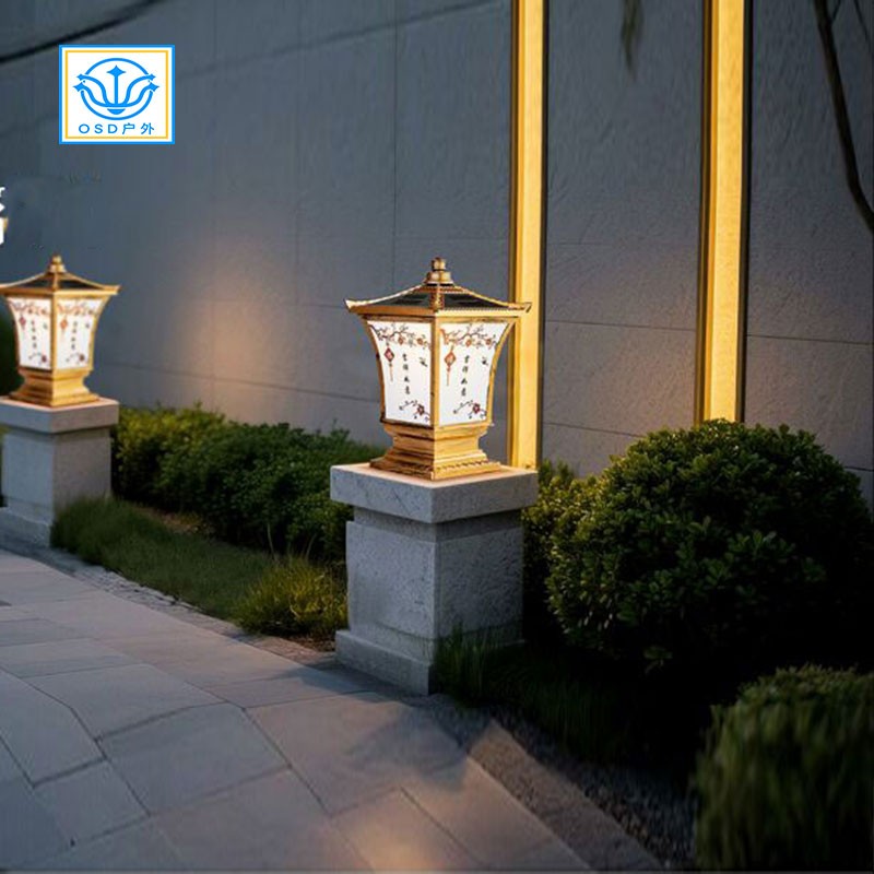 市电/太阳能围墙-柱头灯