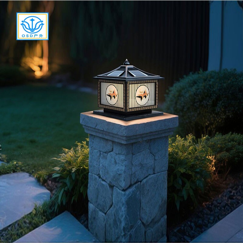 市电/太阳能围墙-柱头灯