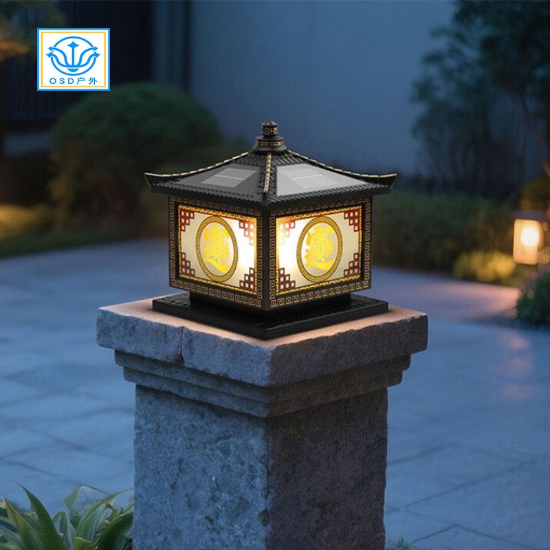 市电/太阳能围墙-柱头灯