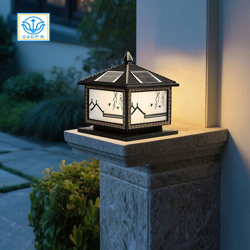 市电/太阳能围墙-柱头灯