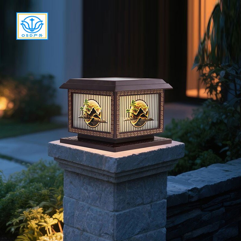 市电/太阳能围墙-柱头灯