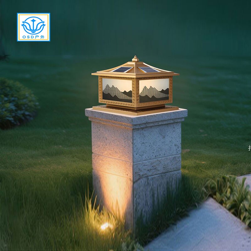 市电/太阳能围墙-柱头灯