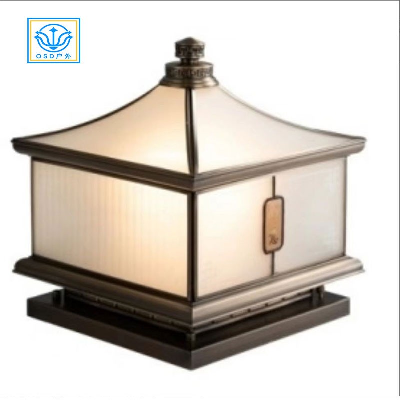 市电全铜柱头灯