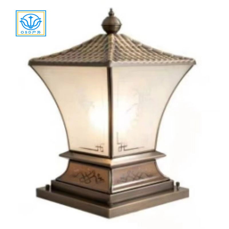 市电全铜柱头灯