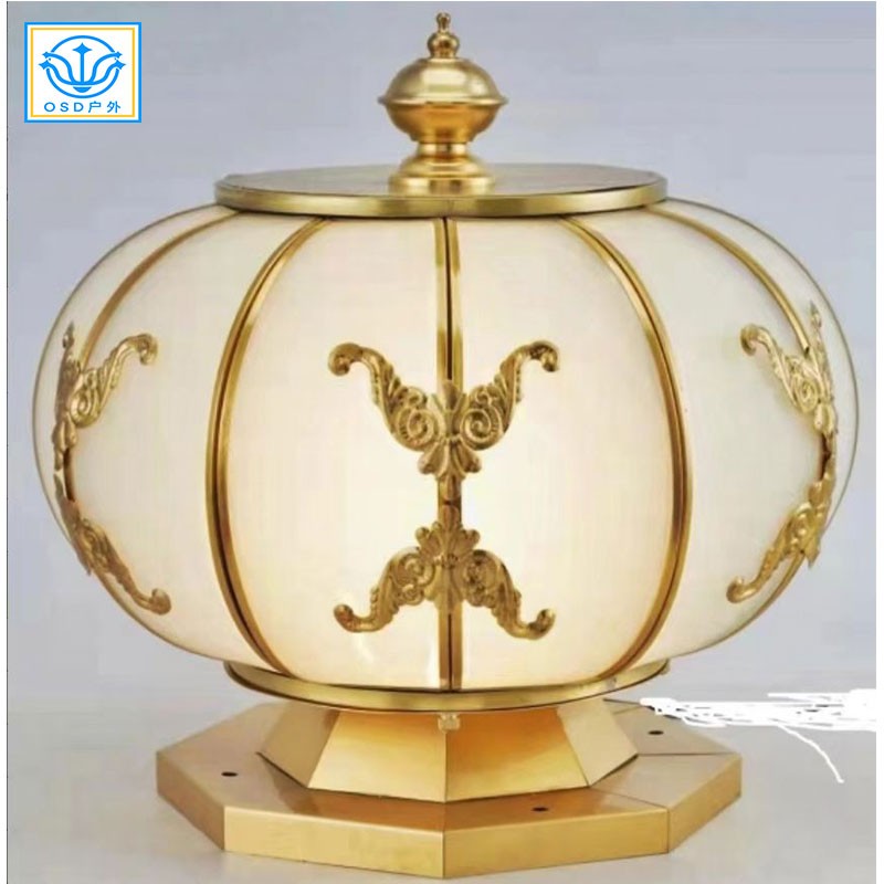 市电全铜柱头灯