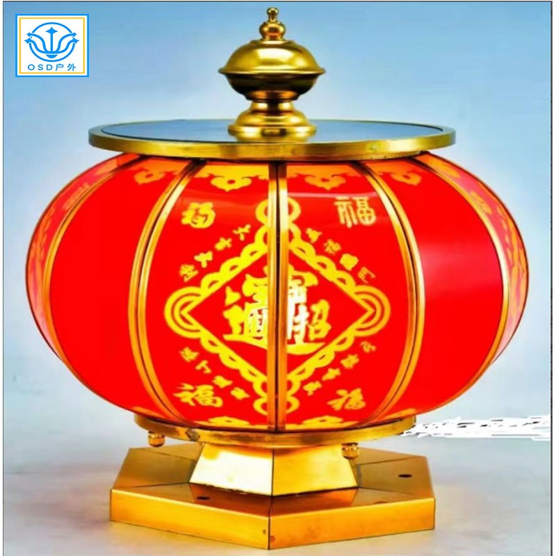 市电全铜柱头灯