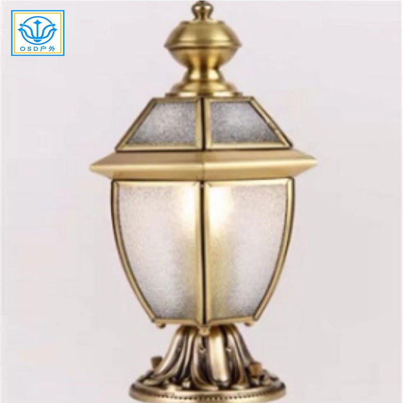 市电全铜柱头灯