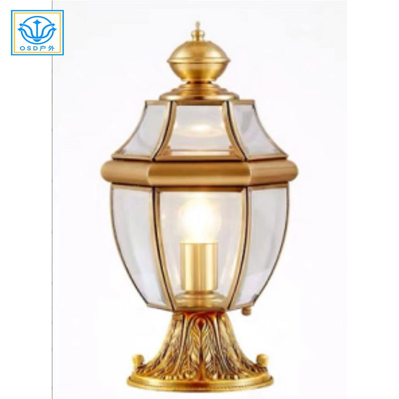 市电全铜柱头灯