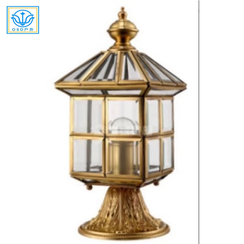 市电全铜柱头灯