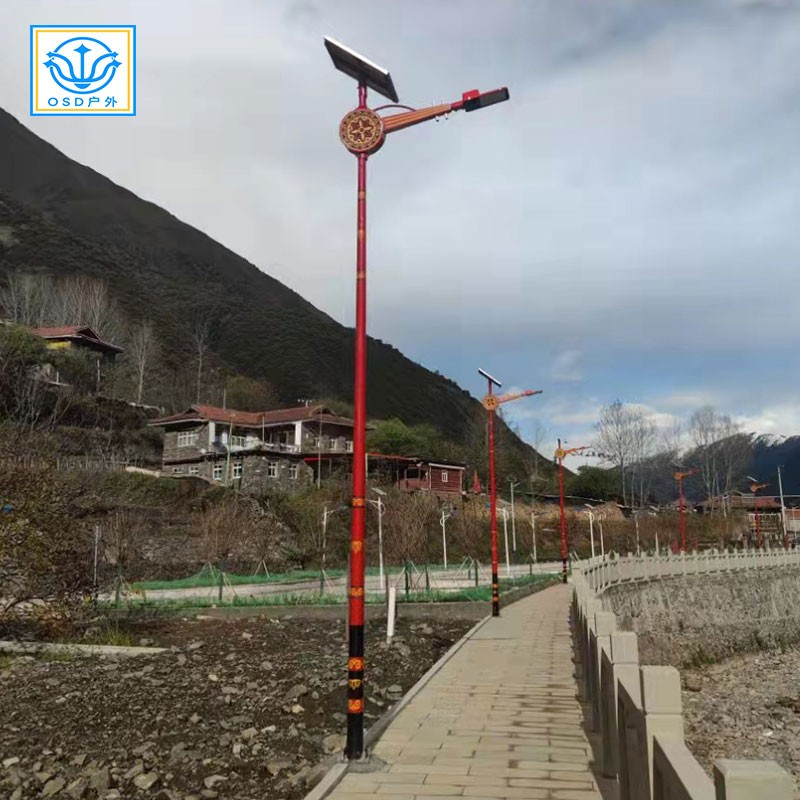 民族风路灯-太阳能